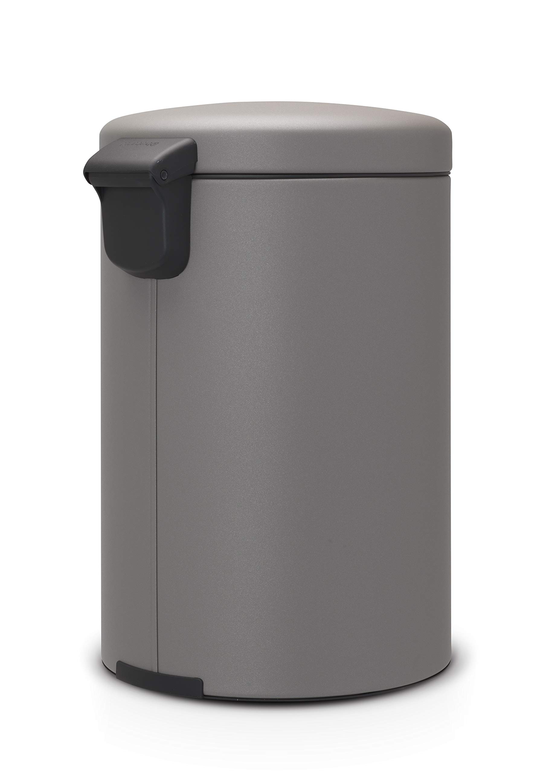 Brabantia ペダル式ゴミ箱 3分別（ミネラルコンクリートグレー） Amazon.co.jp: BrabantiaペダルビンNewiconゴミ箱、金属、ミネラル